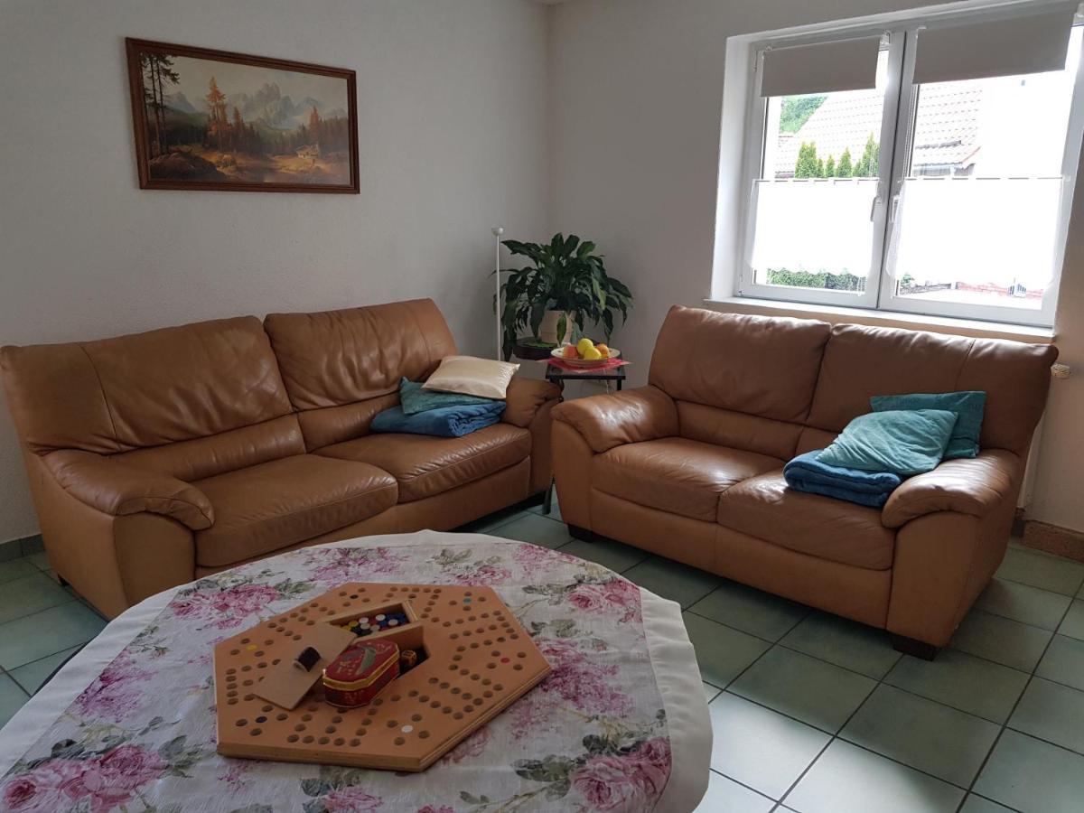 Ferienwohnung Burgenblick Thale Bagian luar foto