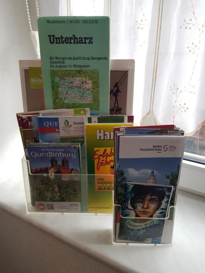 Ferienwohnung Burgenblick Thale Bagian luar foto